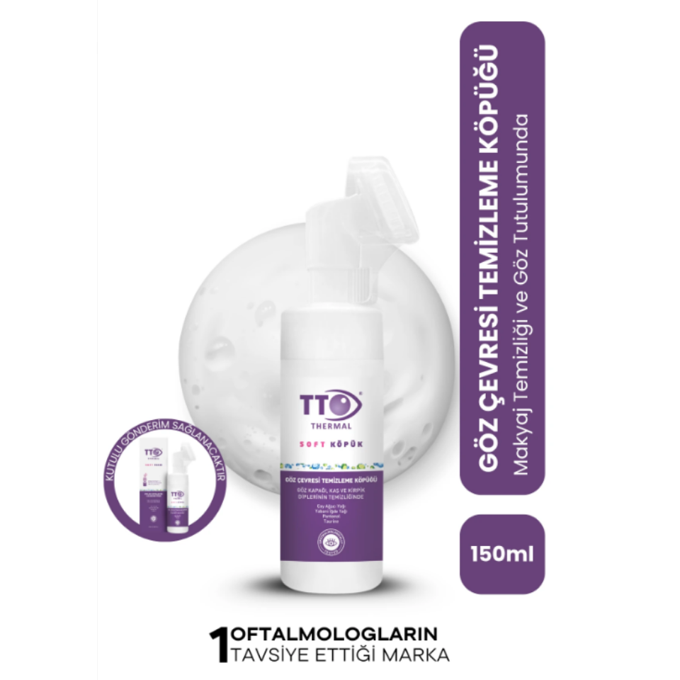 TTO Soft Göz Çevresi Temizleme Köpüğü 150 ml