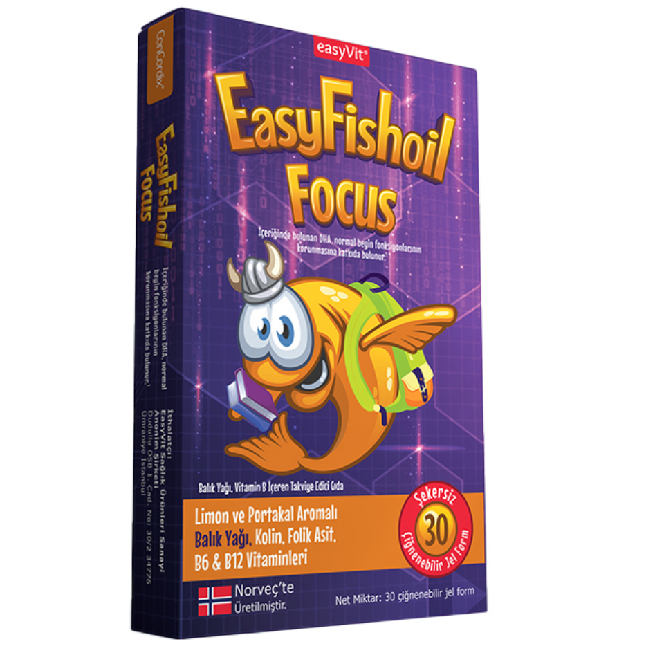 Easy Fish Oil Q Kids Çiğnenebilir 30 Tablet