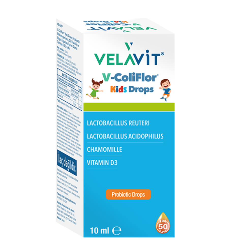 Velavit V-ColiFlor Kids Drops 10 ml