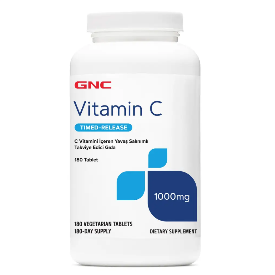 GNC Vitamin C Timed Release – 180 Tablet