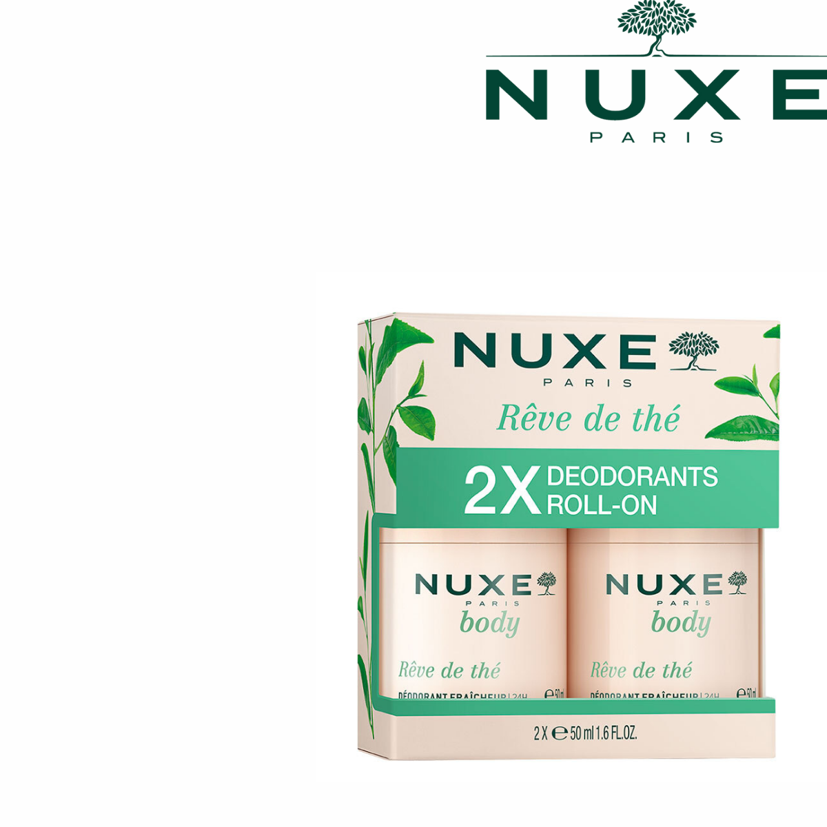 Nuxe Reve de The İkili Deodorant 2 x 50 ml
