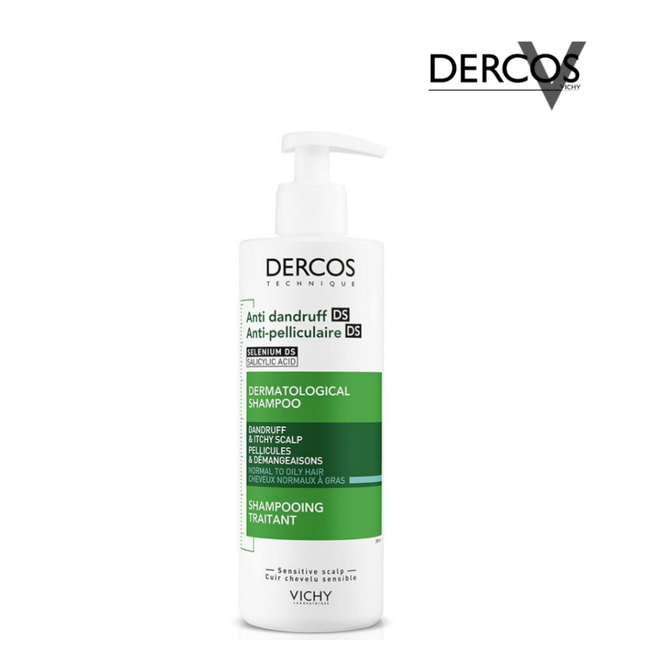 Vichy Dercos Anti Dandruff Kepek Karşıtı Şampuan 390 ml Normal ve Yağlı Saçlar