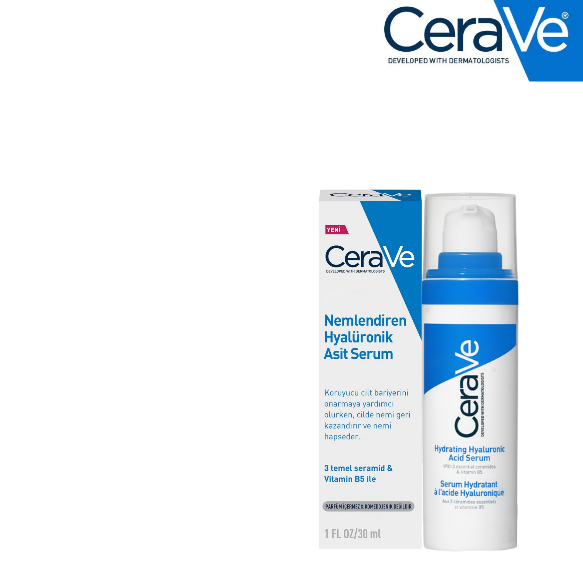CeraVe Nemlendiren Hyalüronik Asit Serum 30 ml