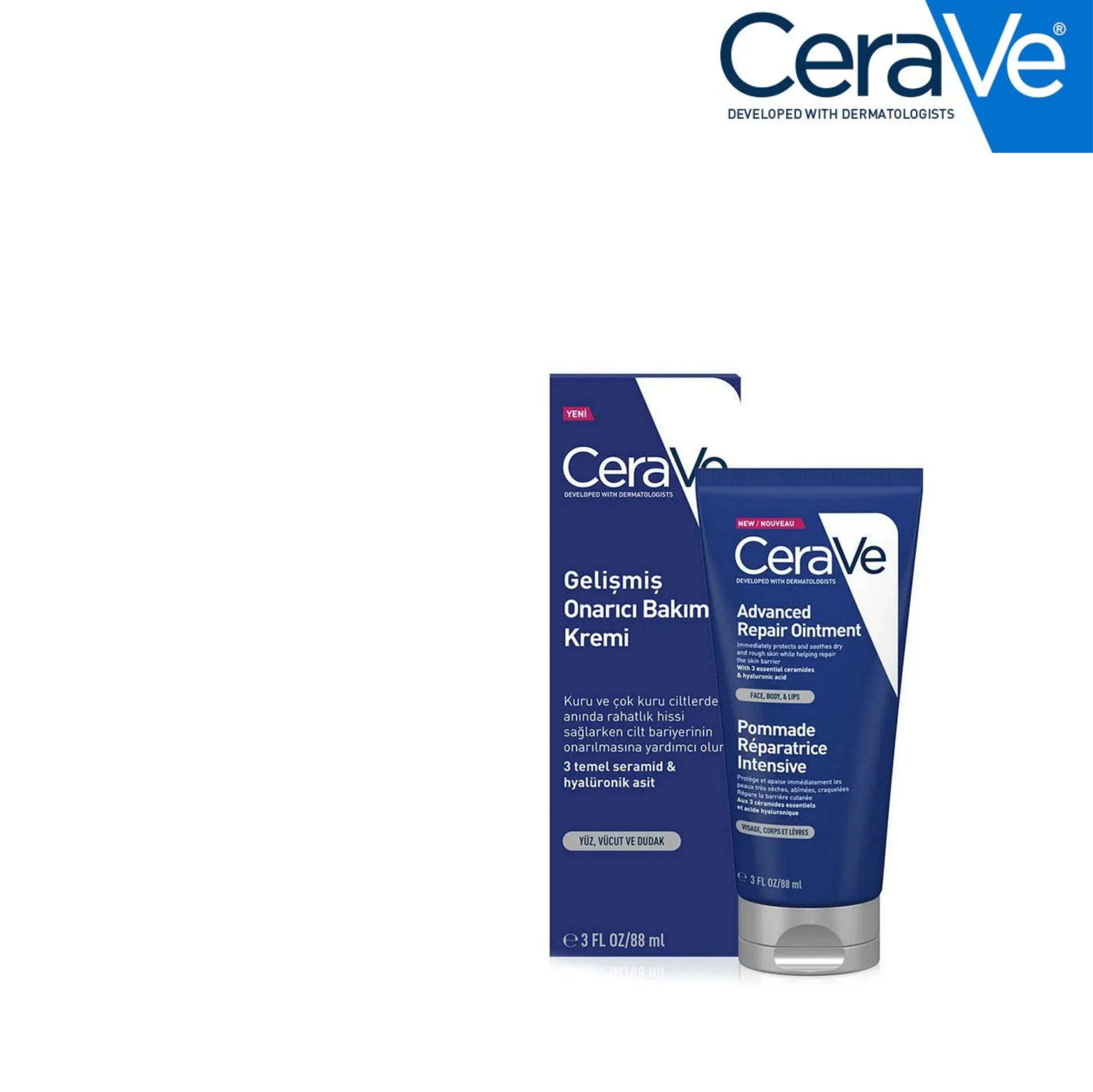 CeraVe Kuru Ciltler İçin Gelişmiş Onarıcı Bakım Kremi 50 ml