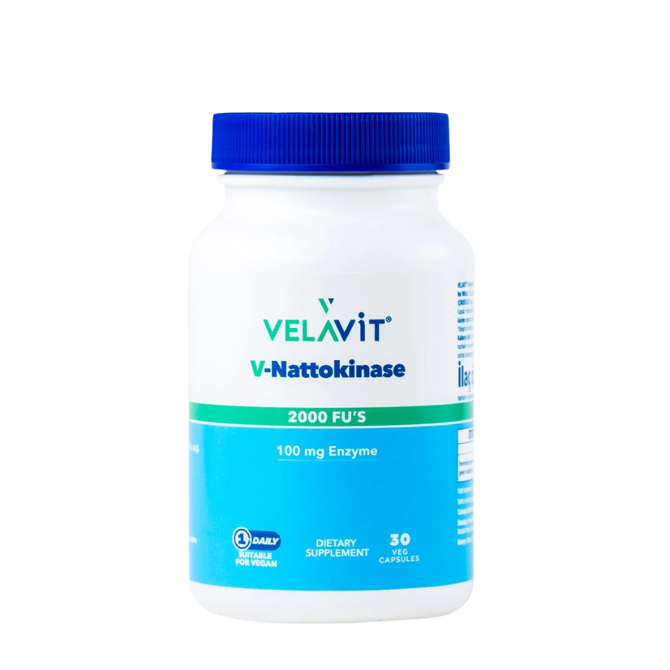 Velavit V-Nattokinase Takviye Edici Gıda 30 Kapsül