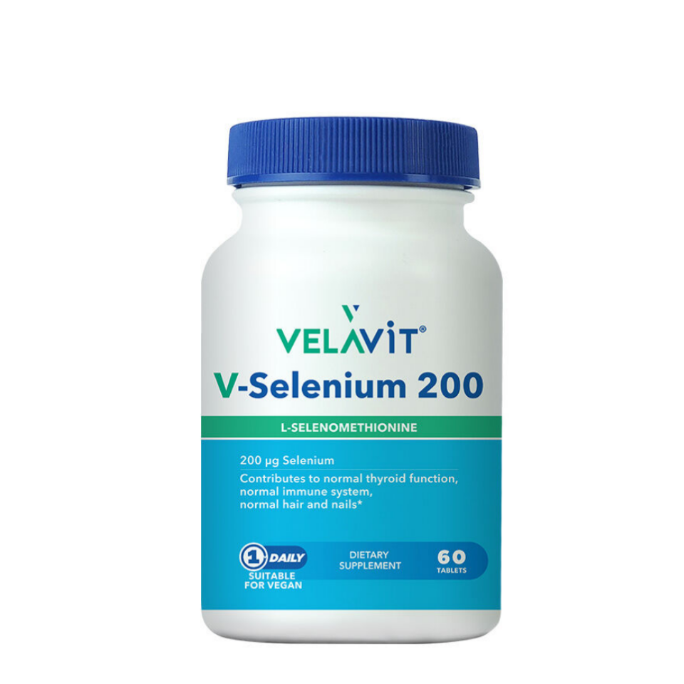 Velavit V-Selenium 200 Takviye Edici Gıda 60 Tablet