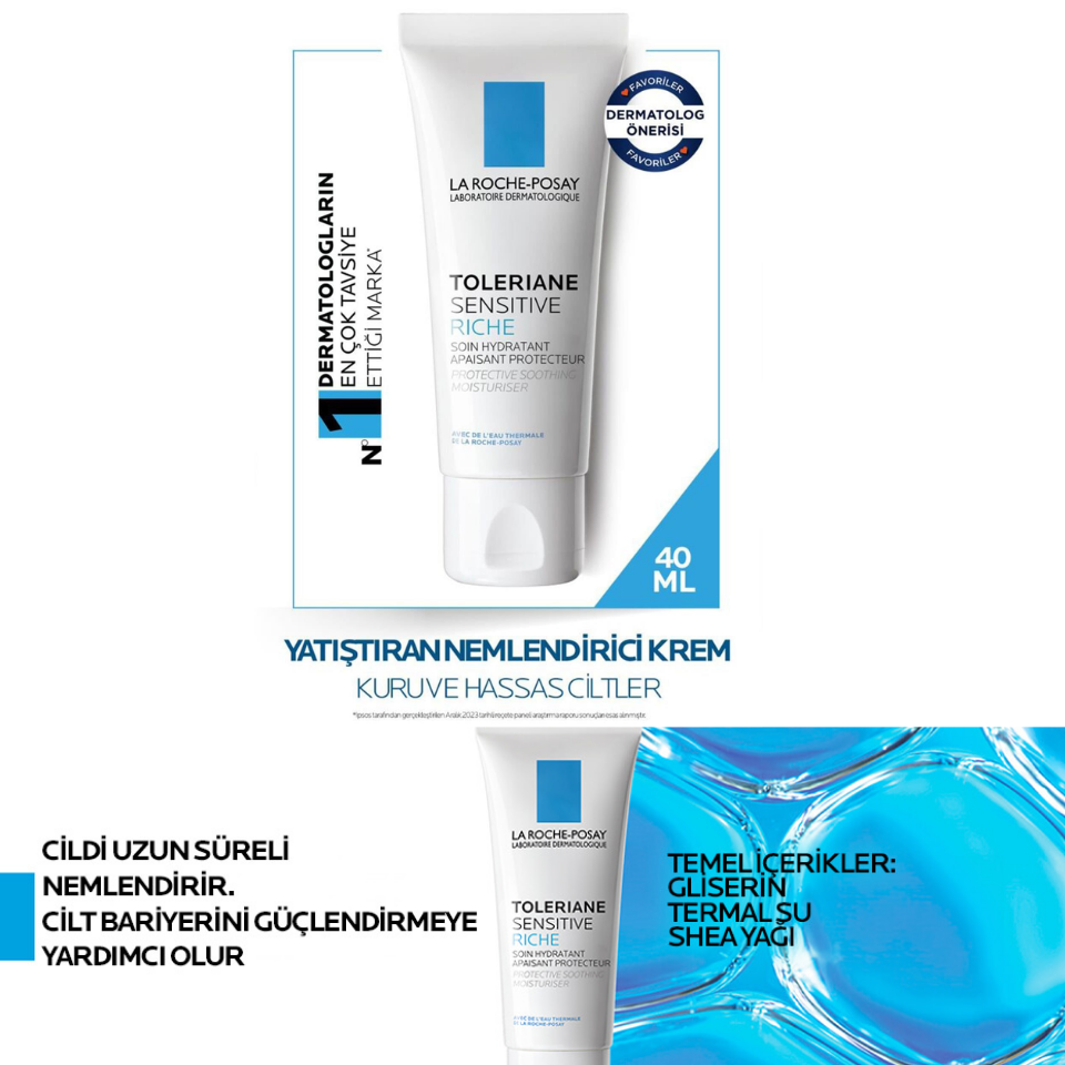 La Roche Posay Toleriane Sensitive Rich Nemlendirici Krem 40 ml