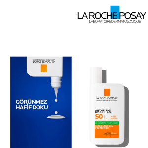 La Roche Posay Anthelios UVmune400 Oil Control Fluide SPF50+ Karma ve Yağlı İçin Yüz Güneş Kremi 50 ml