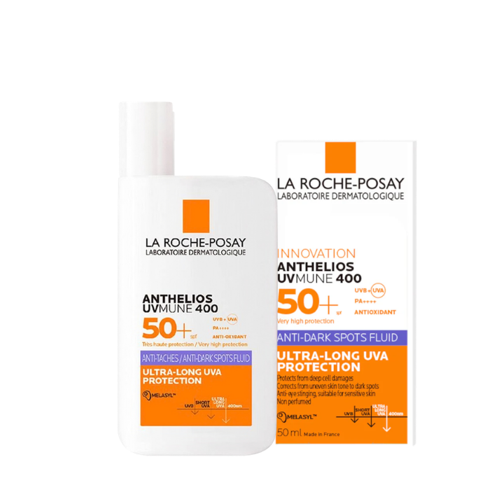 La Roche Posay Anthelios UVMune 400 Anti-Dark Spots Fluid SPF50+ Yüz Güneş Kremi 50 ml TANIŞMA FİYATI ÖZEL