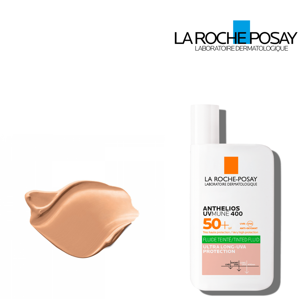La Roche Posay Anthelios UVmune400 Oil Control Fluide SPF50+ Karma ve Yağlı İçin Renkli Yüz Güneş Kremi SPF50+ 50 ml