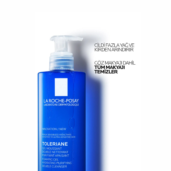 La Roche Posay Toleriane Tüm Ciltler İçin Temizleme Jeli 400 ml