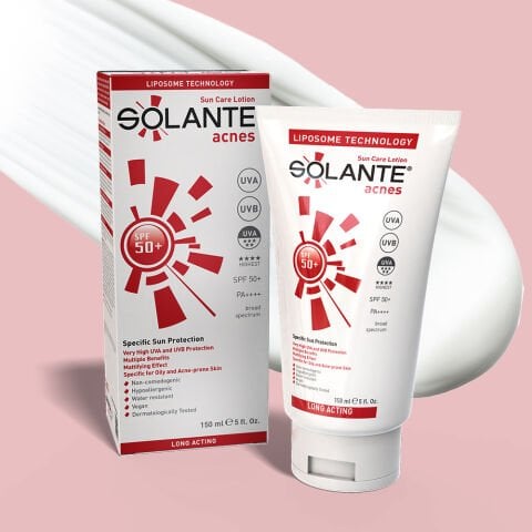 Solante Acnes Sun Care Lotion Long Acting SPF50+