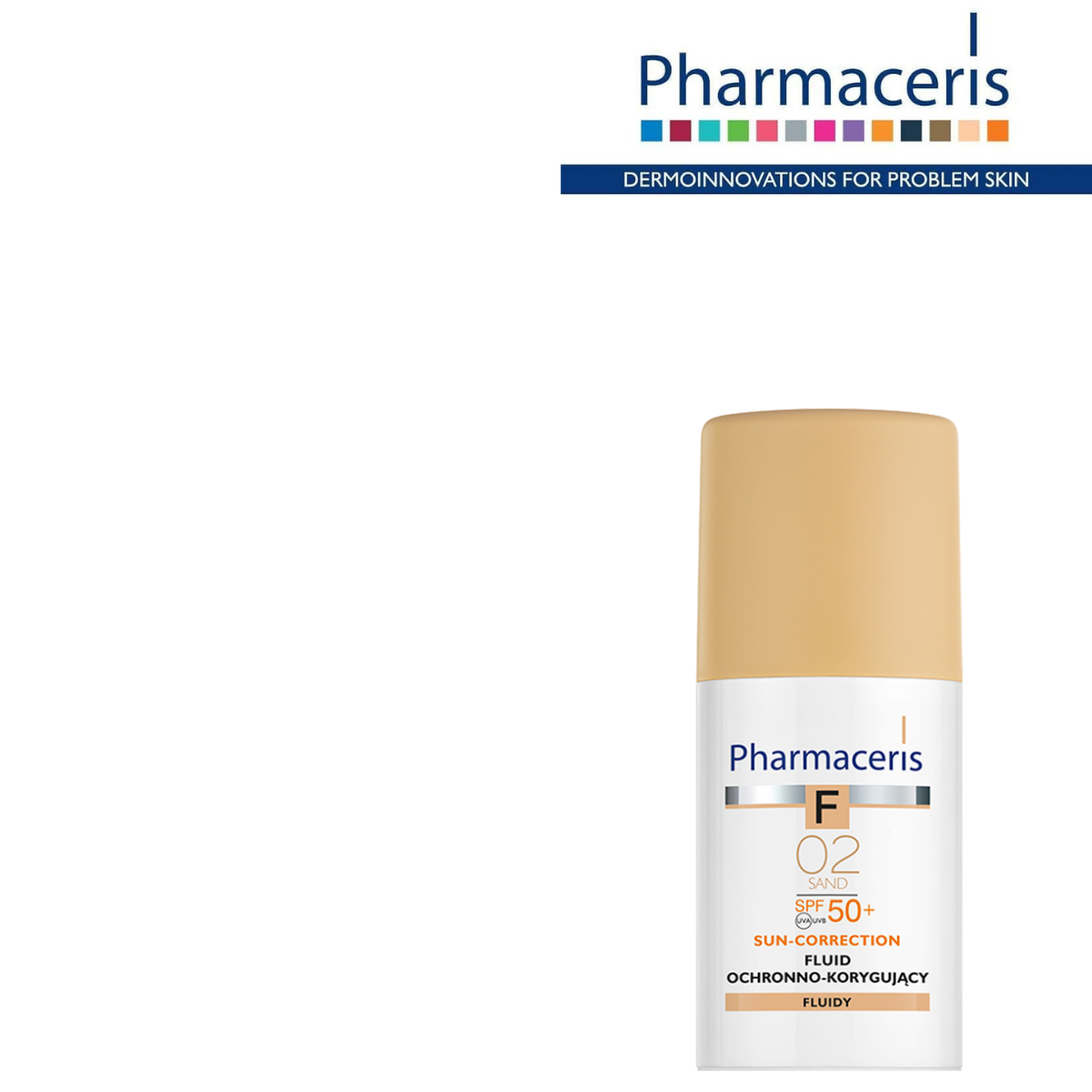 PHARMACERIS F PROTECTIVE&CORRECTIVE FOUNDATION SPF 50 (02 SAND) 30 ML