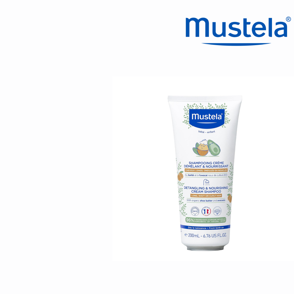 Mustela Kolay Tarama Sağlayan Besleyici Şampuan 200 ml
