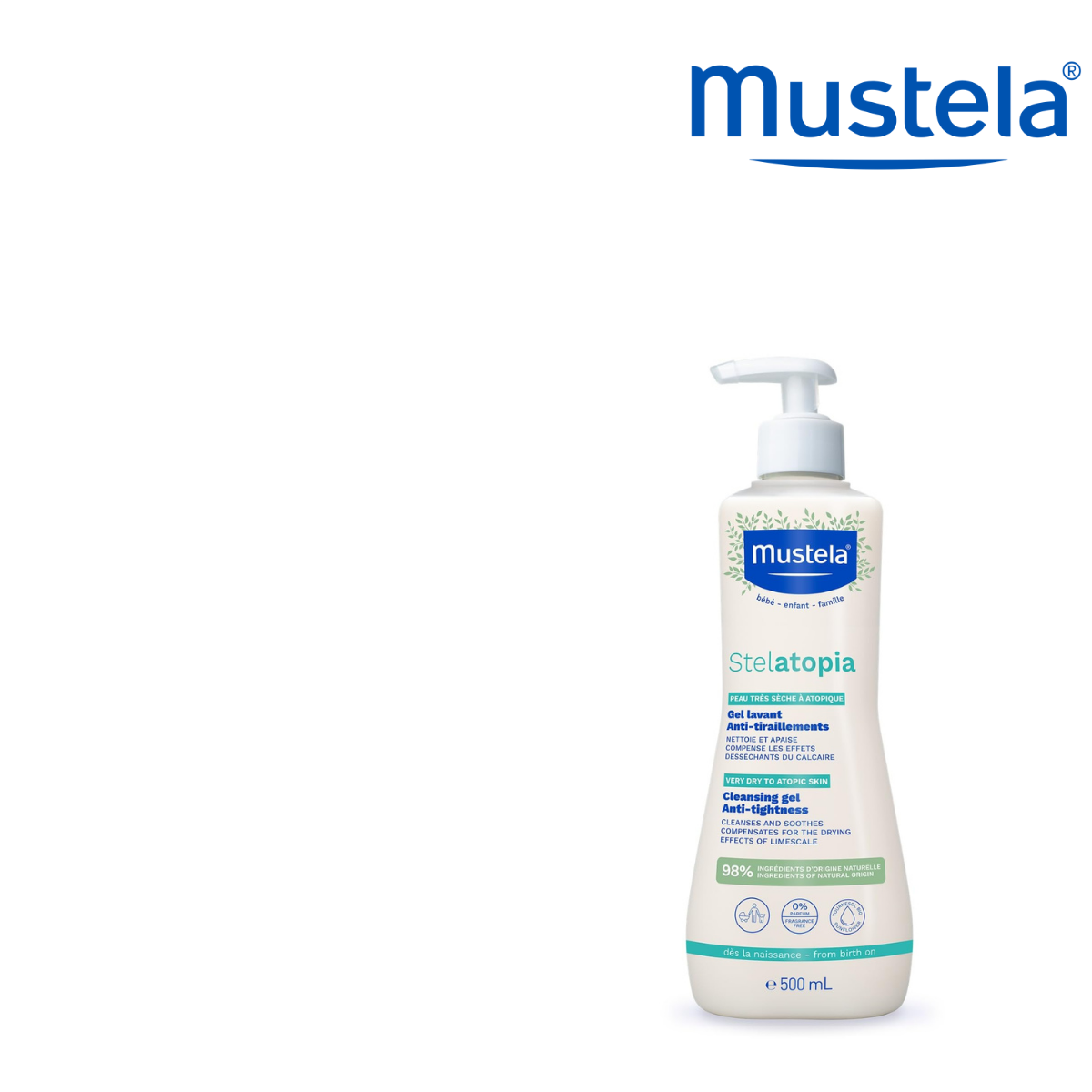 Mustela Stelatopia Cleansing Cream 500 ml