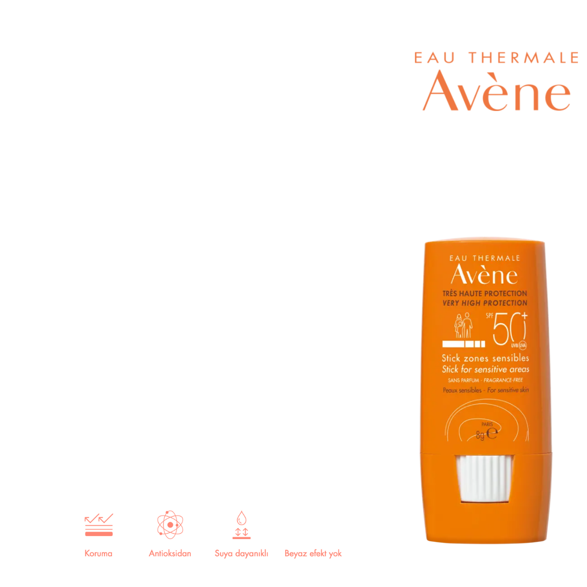 Avene  SPF 50+ Güneşten Koruyucu Stick 8 gr