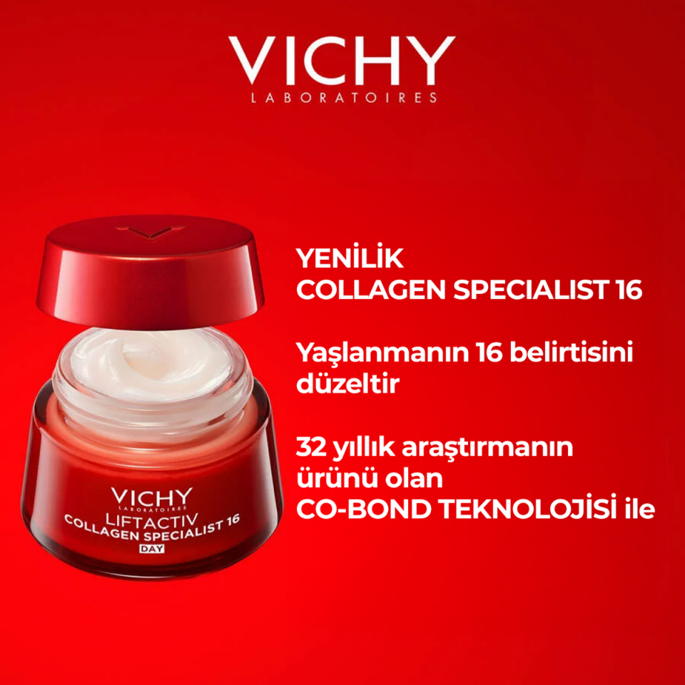 Vichy Liftactiv Collagen Specialist Yaşlanma Karşıtı Bakım Kremi 50 ml