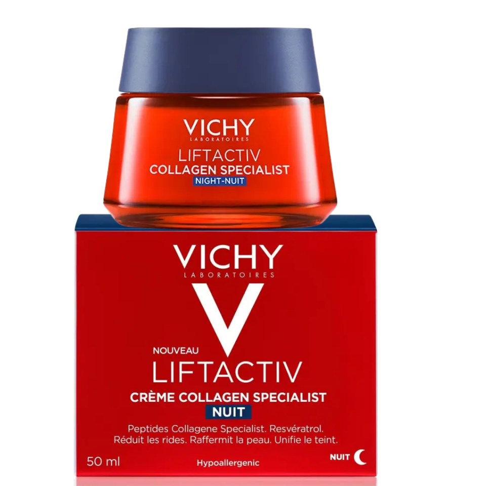 Vichy Liftactiv Collagen Specialist Yaşlanma Karşıtı Gece Bakım Kremi 50 ml