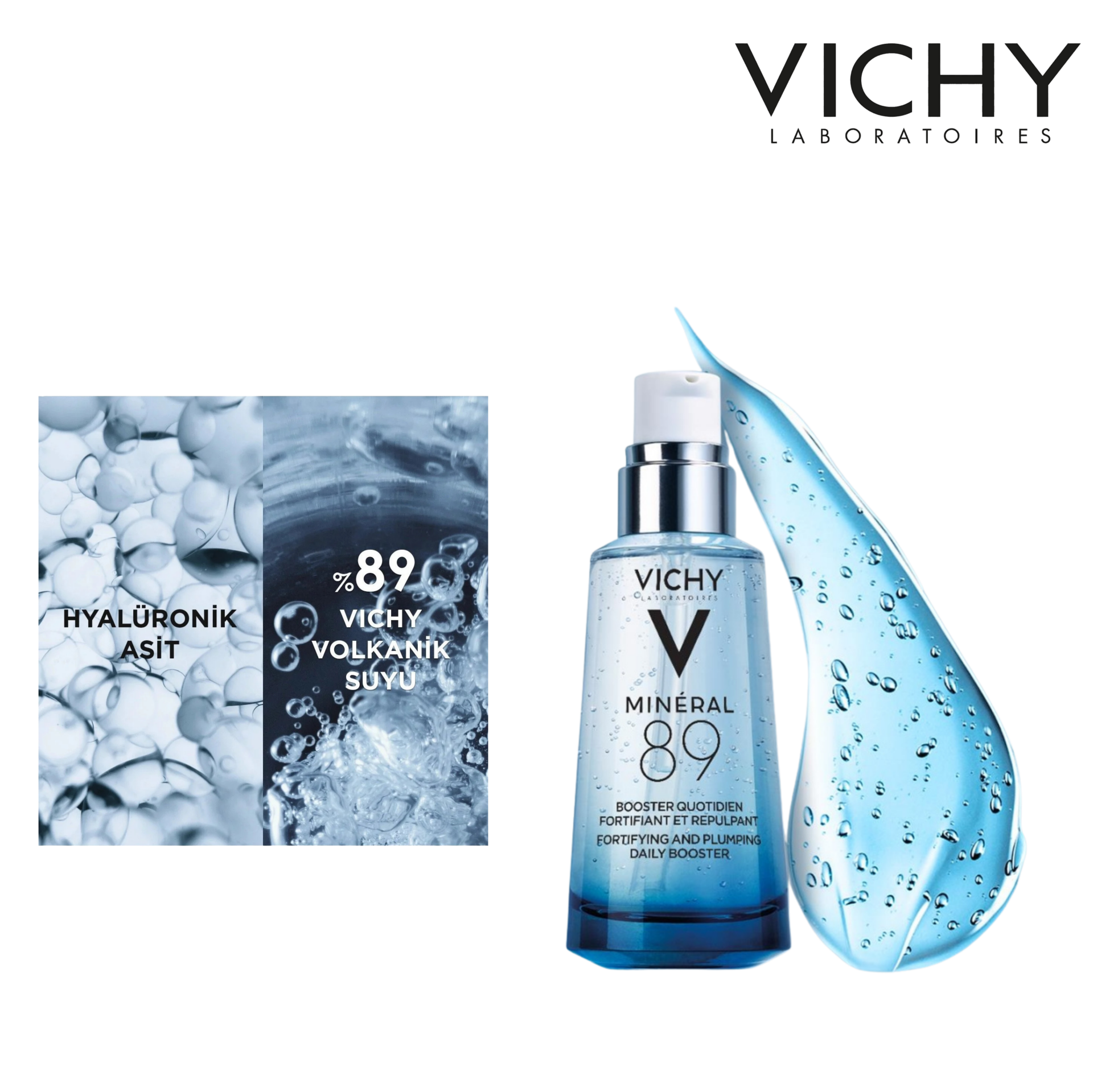 Vichy Mineral 89 Fortifying and Plumping Daily Booster 50ml
