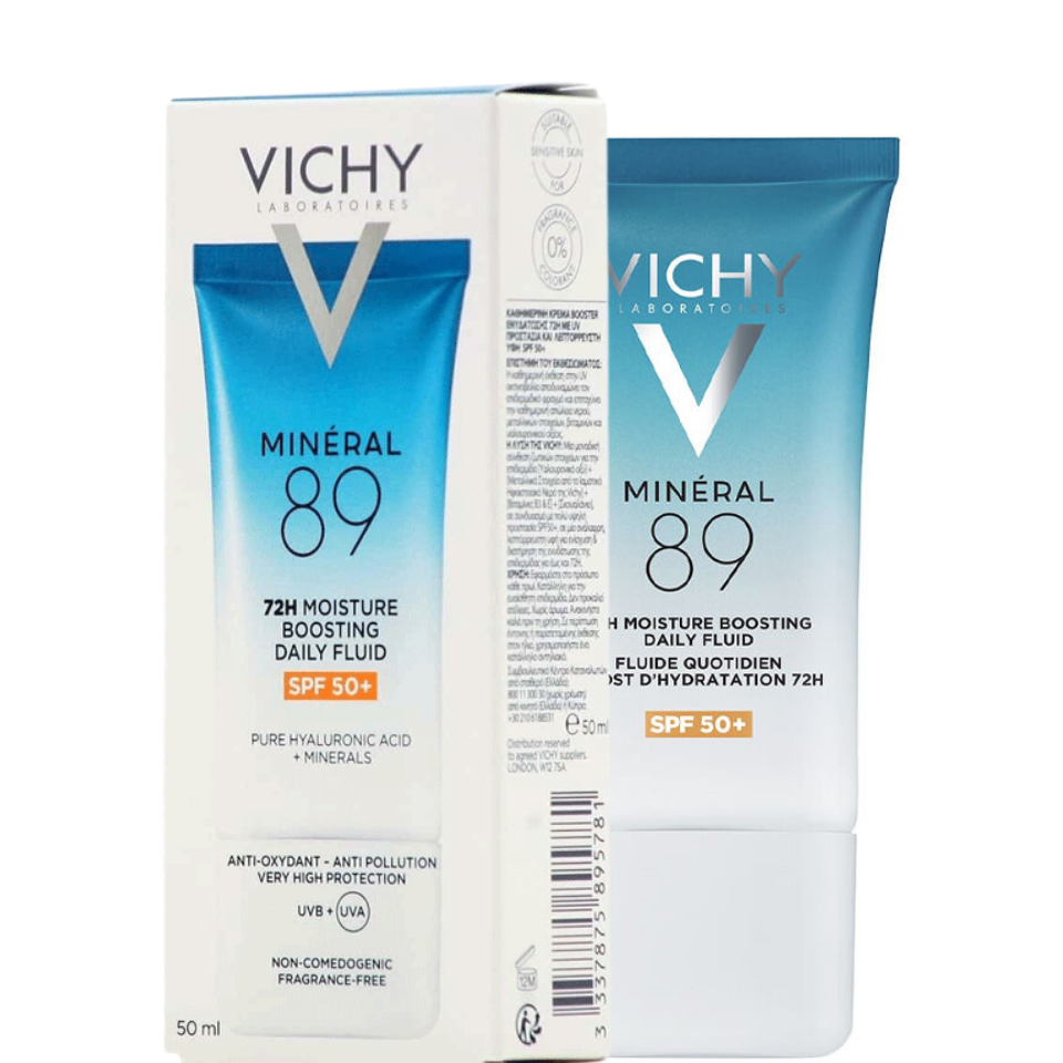 Vichy Mineral 89 Moisture Boosting Daily Fluid SPF 50+ 50 ml