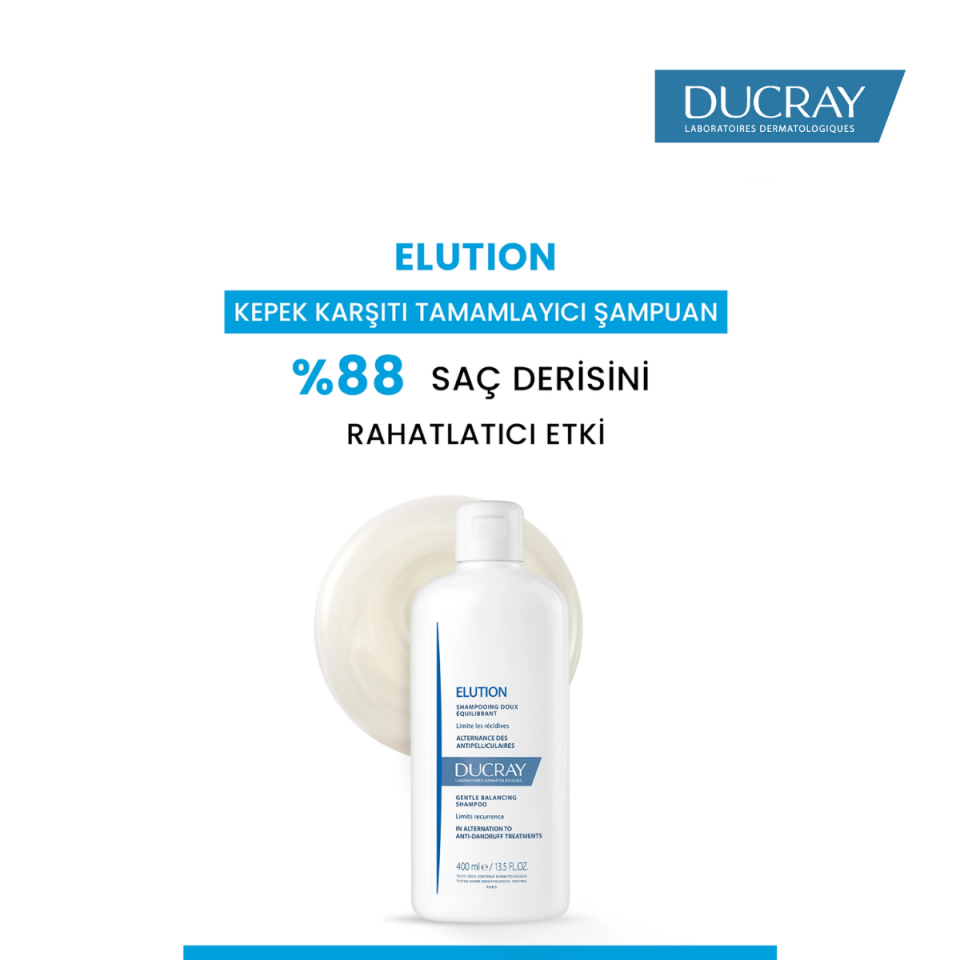 Ducray Elution Kepek Karşıtı Tamamlayıcı Şampuan 400 ml