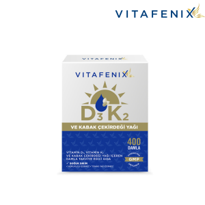 Vitafenix D3K2 ve Kabak Çekirdeği Yağı İçeren Takviye Edici Gıda