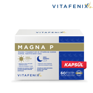 Vitafenix Magna P Magnezyum Ve Vitamin B6 İçeren Kapsül Takviye Edici Gıda