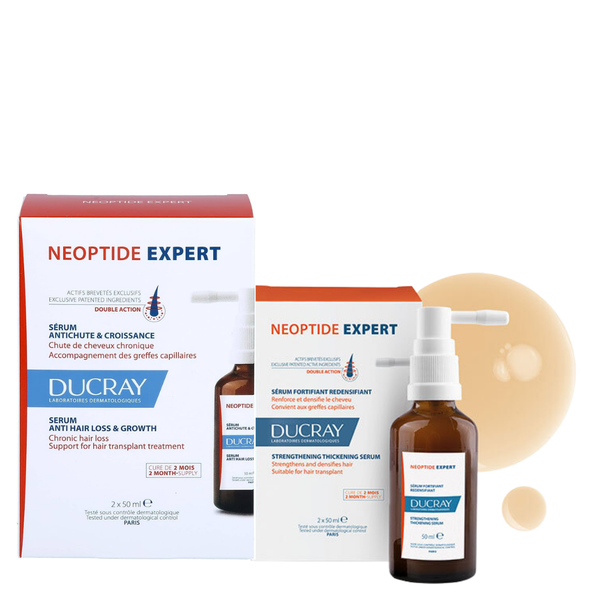 Ducray Neoptide Expert Anti-Hair Loss and Growth Serum 2 x 50 ml