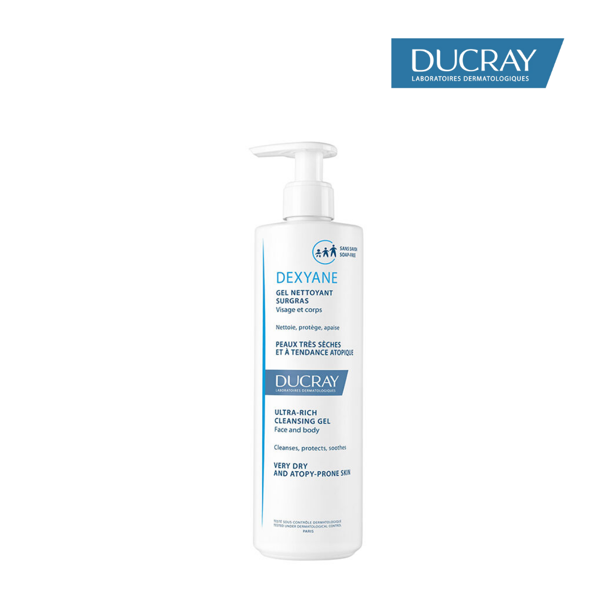 Ducray Dexyane Ultra Rich Cleansing Gel 400 ml