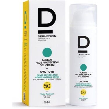 Dermoskin Acne Mat Spf50+ Güneş Koruyucu Jel Krem 50 ml