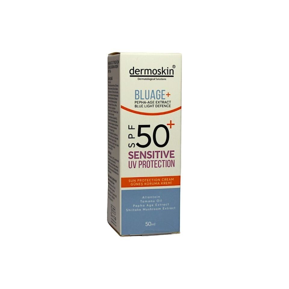 Dermoskin Bluage+ SPF50+ Hassas Ciltler İçin Güneş Kremi 50 ml
