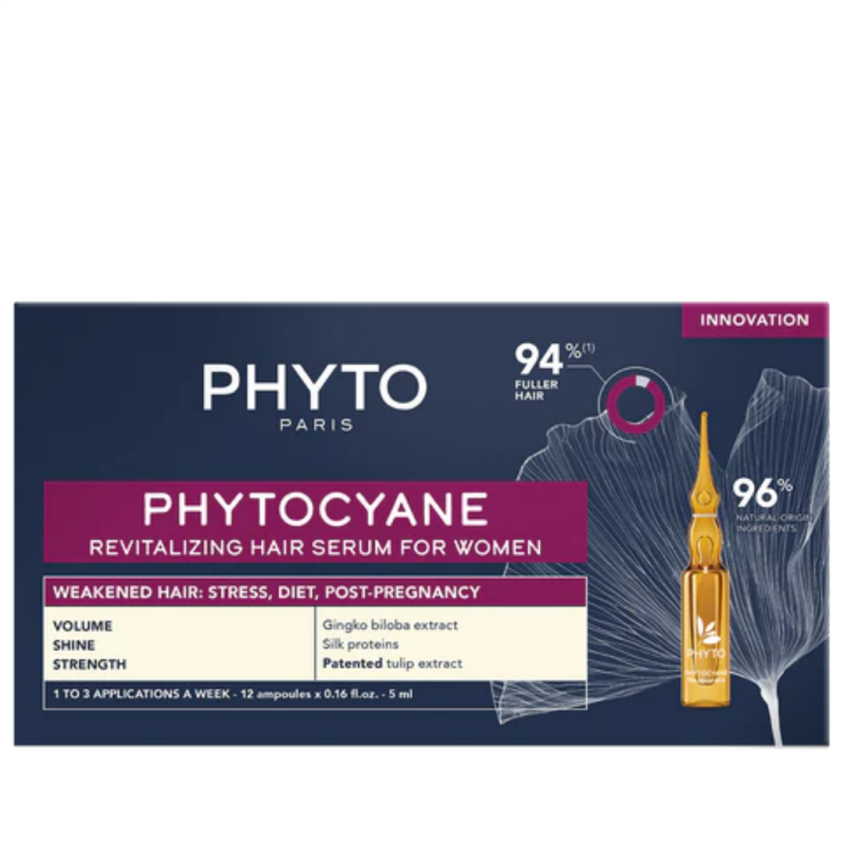 Phyto Phytocyane Kadın Tipi Dönemsel Saç Dökülmesi Karşıtı Bakım Serumu 12x5ml