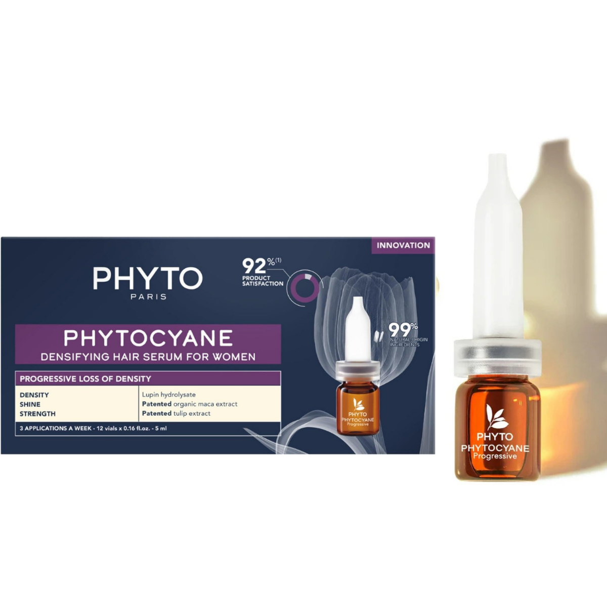 Phyto Phytocyane Kadınlar İçin Saç Dökülmesi Karşıtı Bakım 12 Ampül x 5 ml