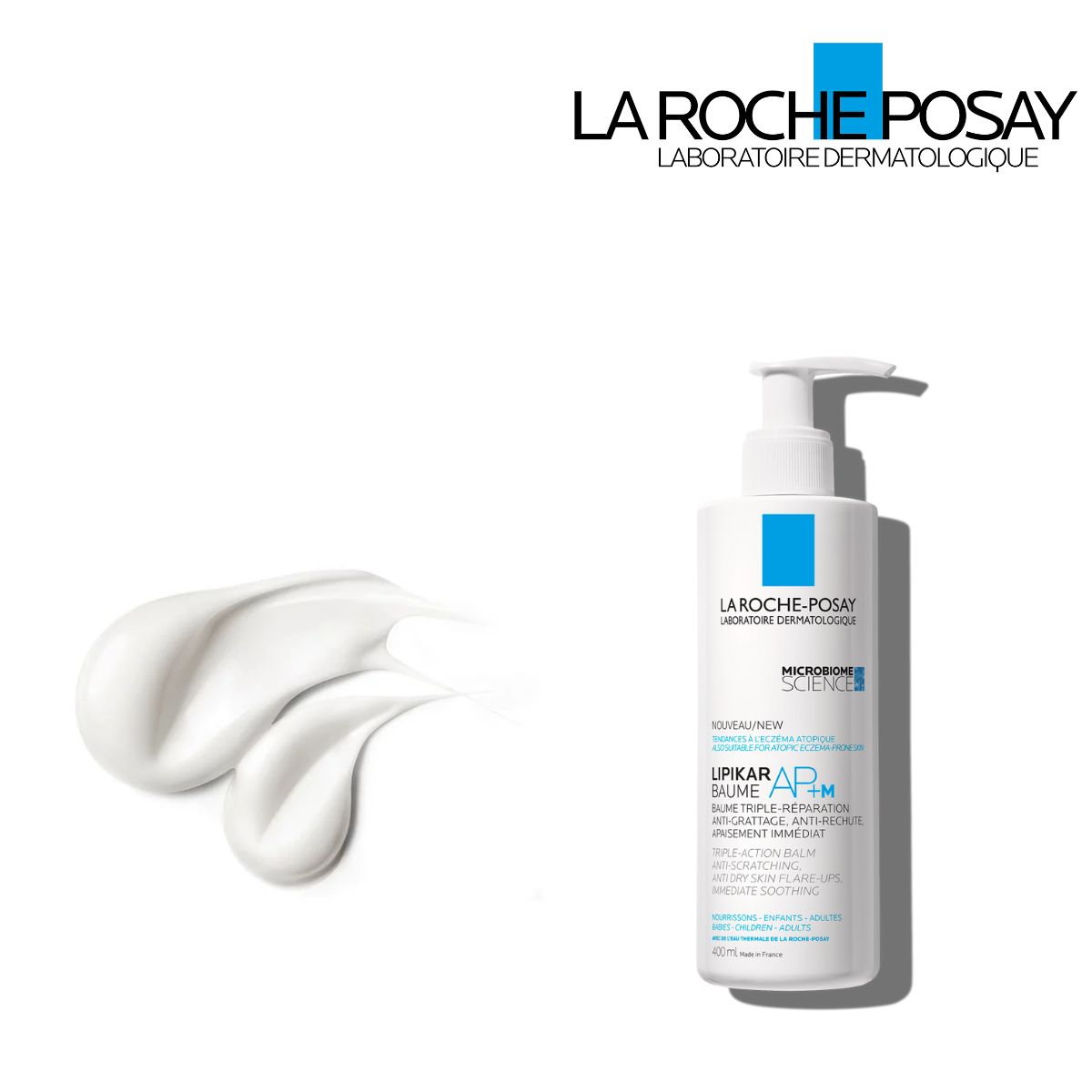 La Roche Posay Lipikar Baume AP+M Atopiye Eğilim Gösteren Ciltler için Nemlendirici Balsam 400ml