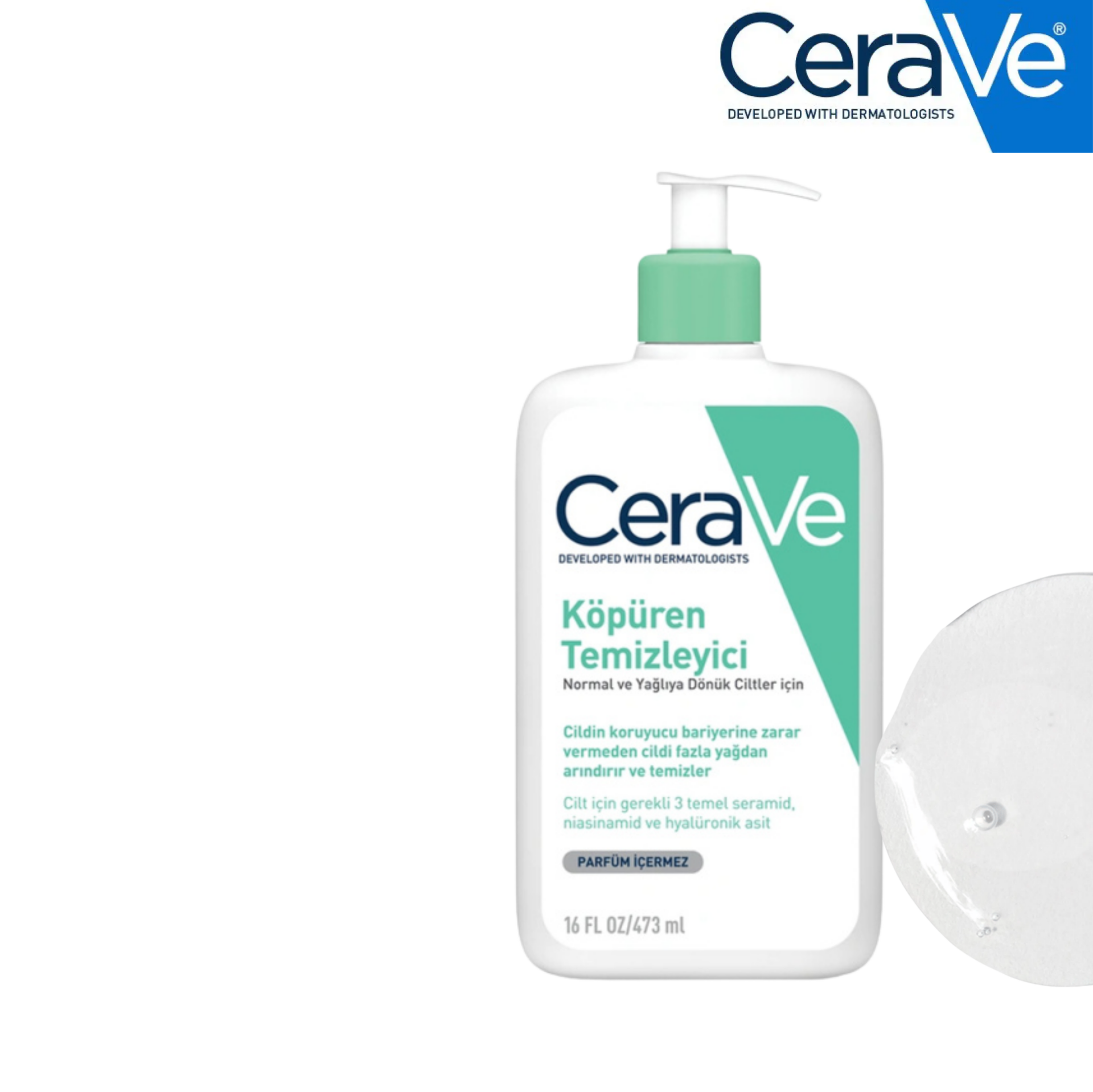 CeraVe Köpüren Temizleyici 473 ml