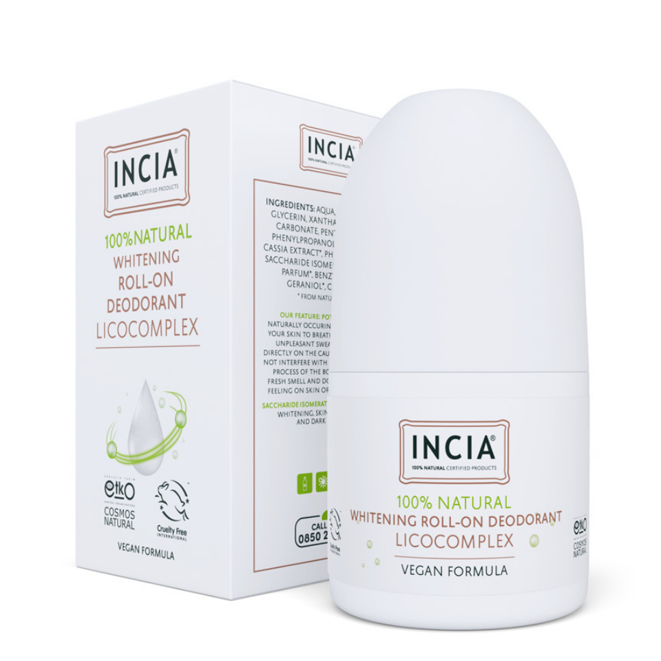 INCIA DOĞAL ROLL-ON BEYAZLATICI ETKİLİ  DEODORANT