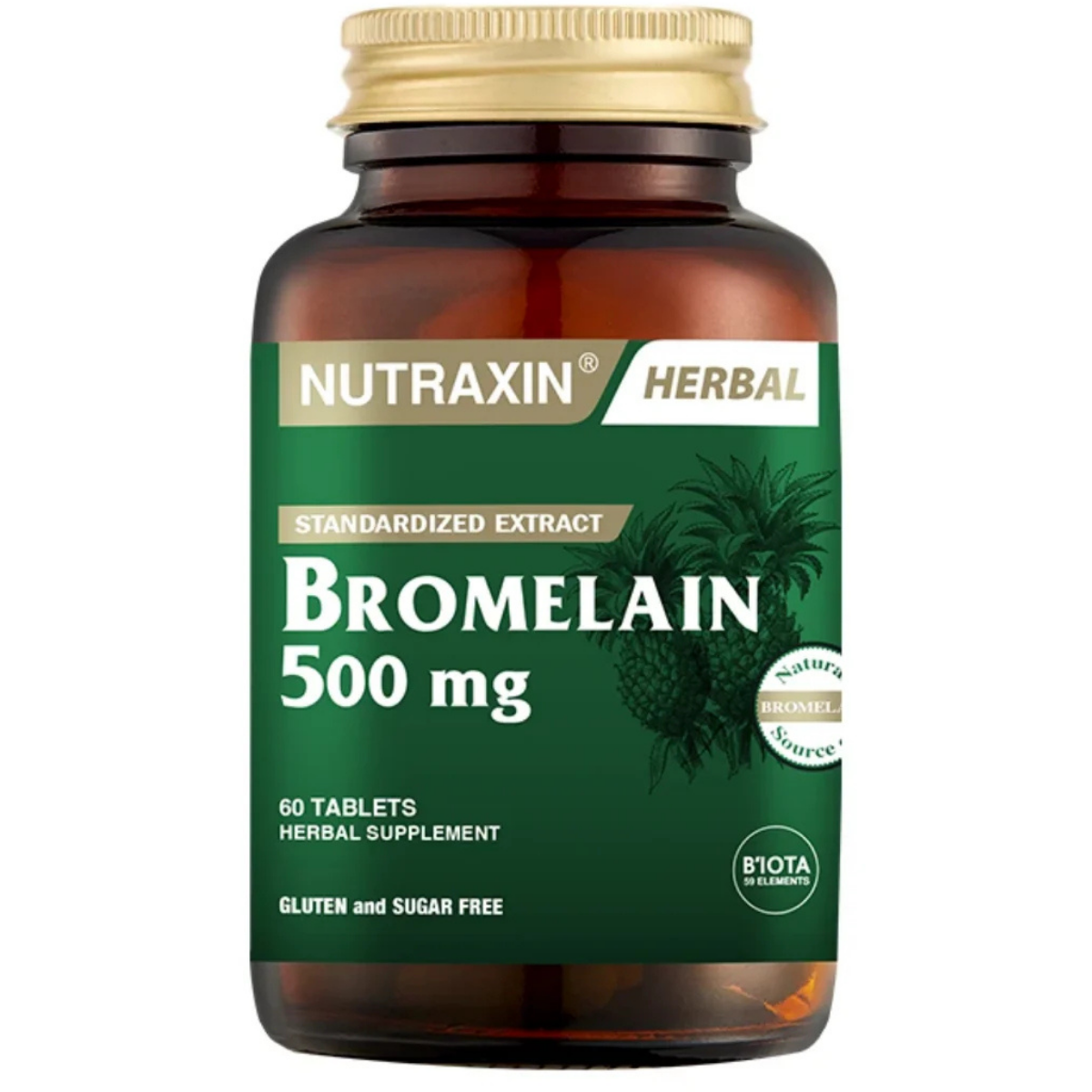 Nutraxin Bromelain 500mg 60 Tablet