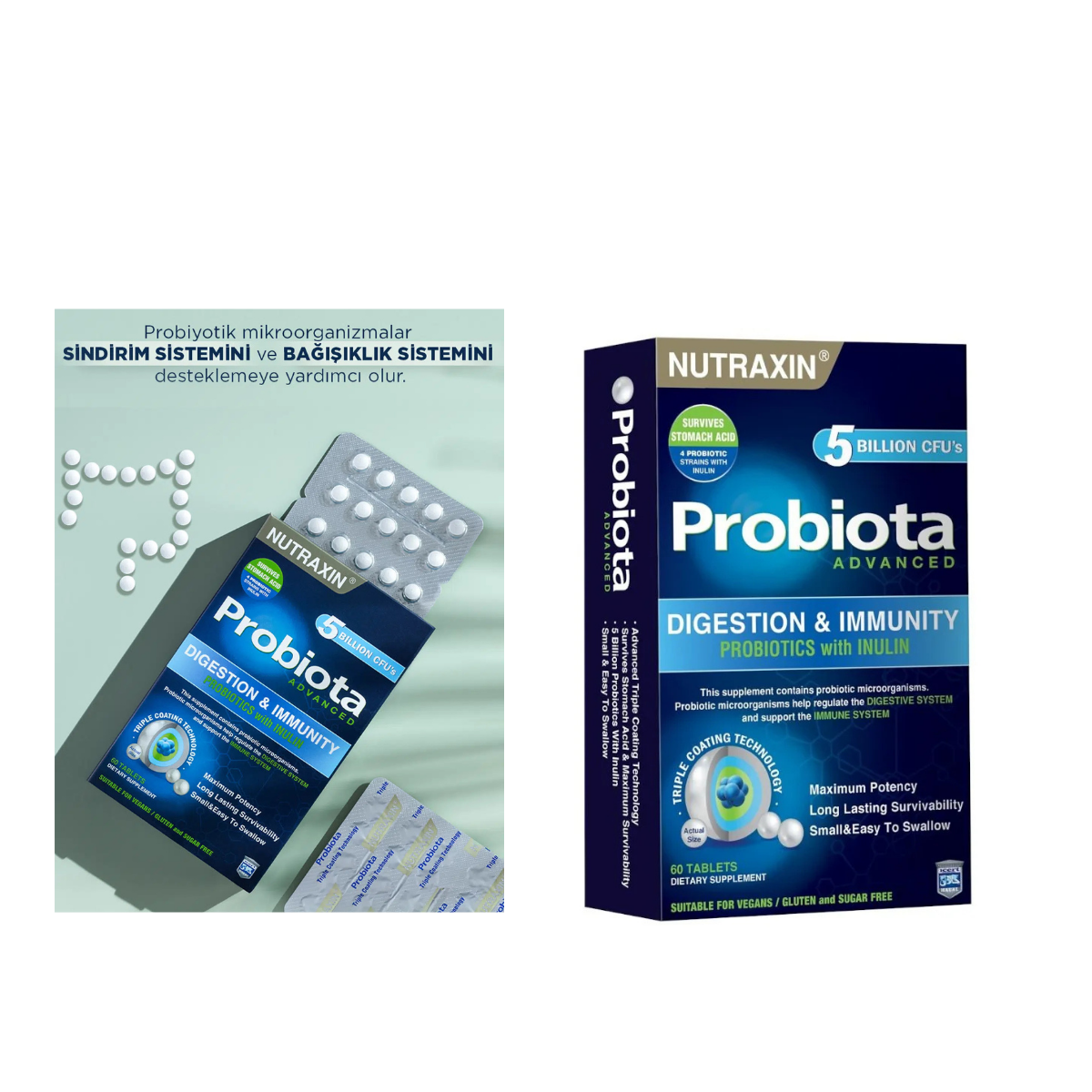 Nutraxin Probiota Advanced 60 Tablet
