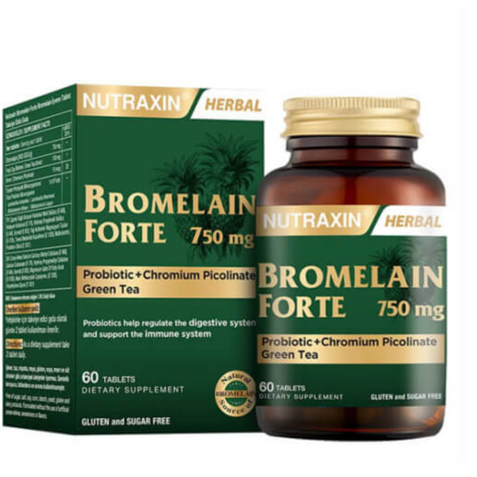 Nutraxin Bromelain Forte 60 Tablet