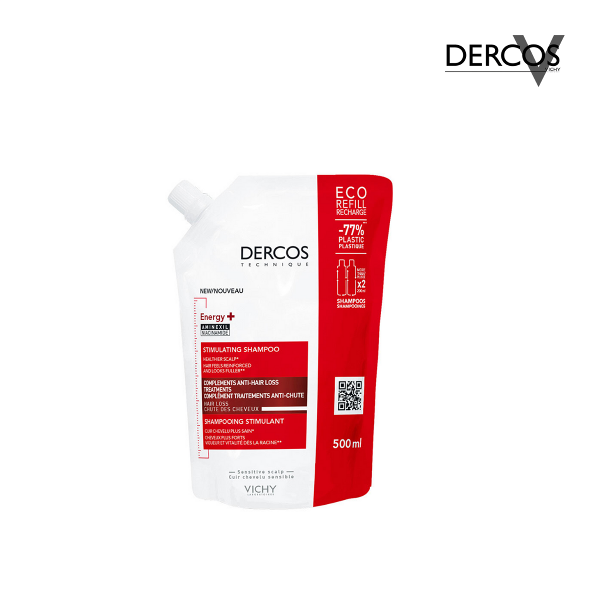 Vichy Dercos Energy+ Dökülme Karşıtı Refill Şampuan 400 Ml