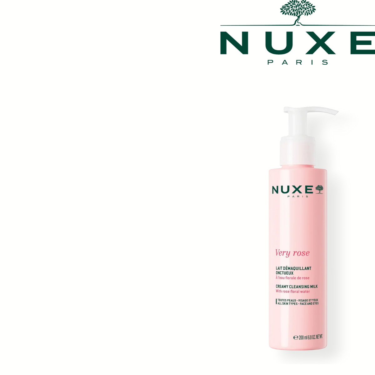 Nuxe Very Rose Temizleme Sütü 200 ml