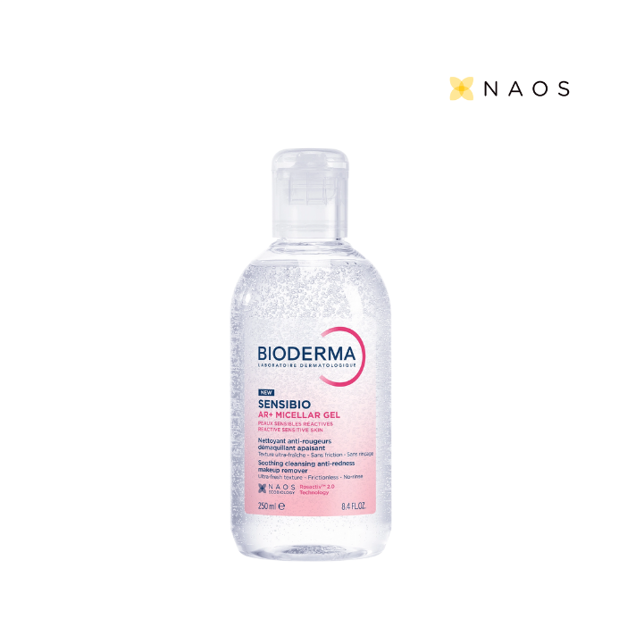 Bioderma Sensibio AR+ Rozasea ve Kızarıklık Eğilimli Hassas Ciltler Durulanmayan Temizleyici Misel Jel 250 ml