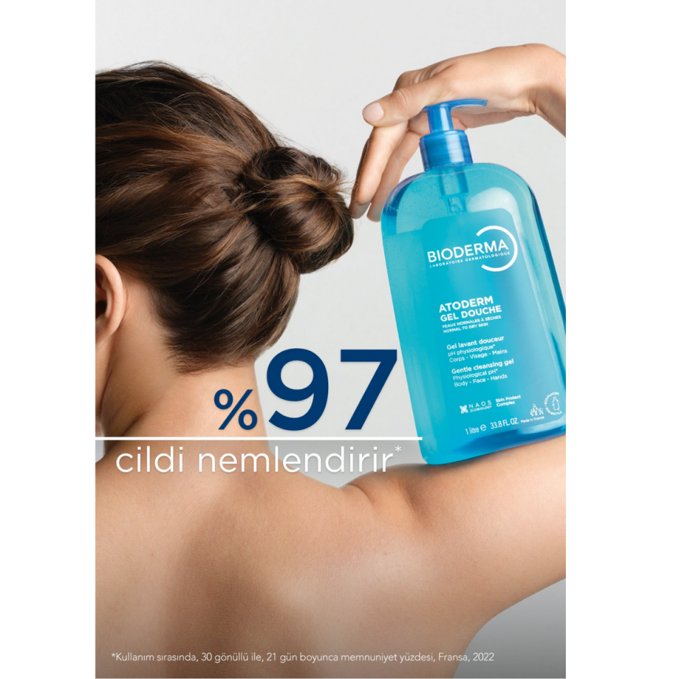 Bioderma Atoderm Shower Gel Aile Boyu  1 Lt
