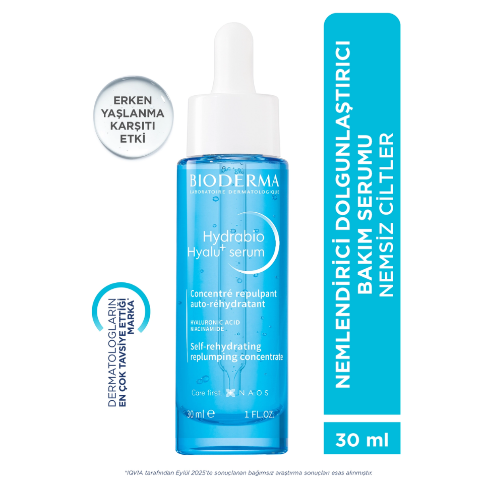 Bioderma Hydrabio Hyalu+ Serum 30 ml Erken Yaşlanma Karşıtı Nemlendirici ve Dolgunlaştırıcı