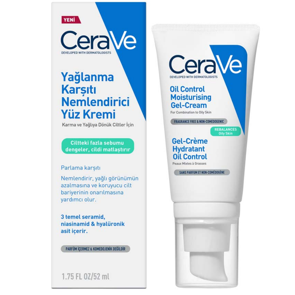 CeraVe Yağlanma Karşıtı Nemlendirici Yüz Kremi 52 ml