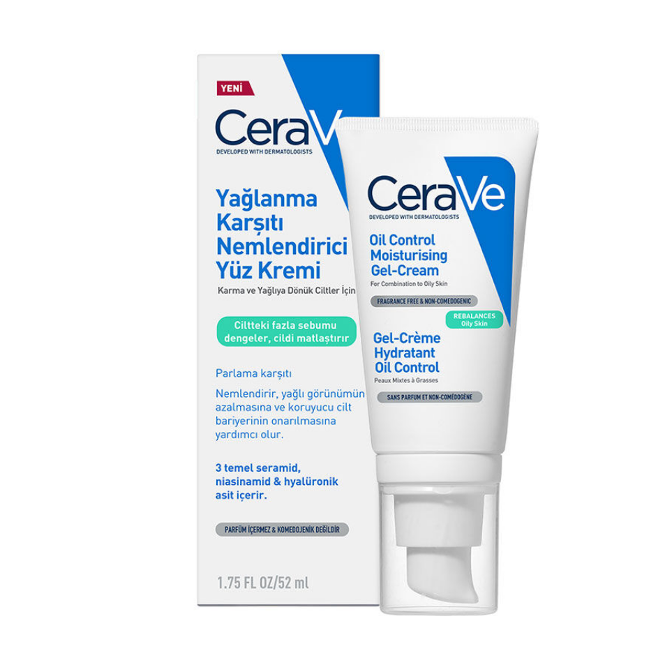 CeraVe Yağlanma Karşıtı Nemlendirici Yüz Kremi 52 ml