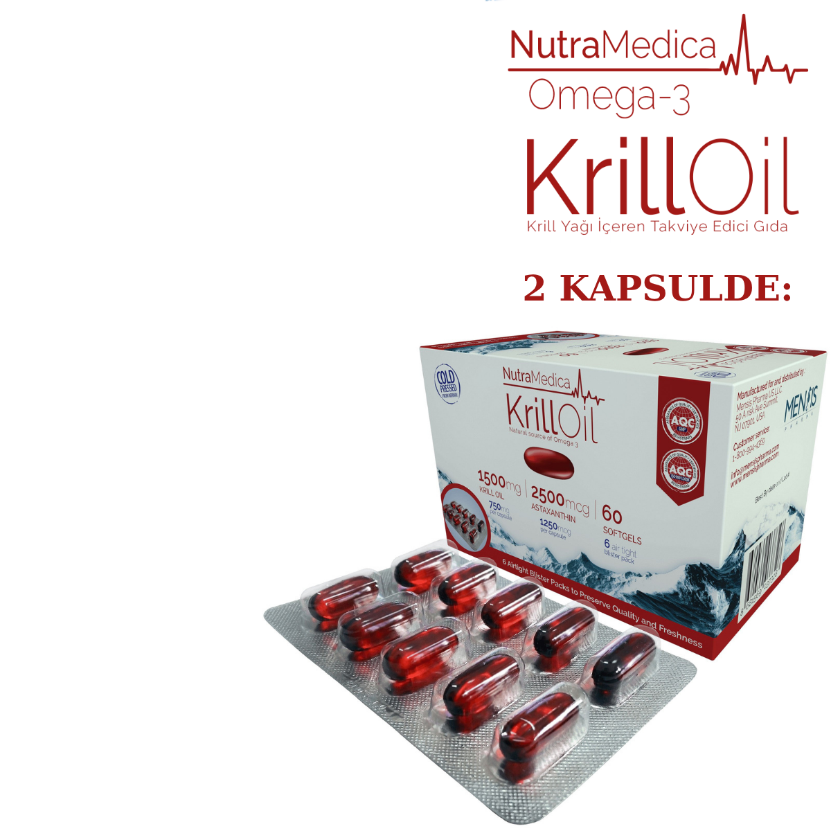 Nutramedica Krill Oil 60 Kapsul