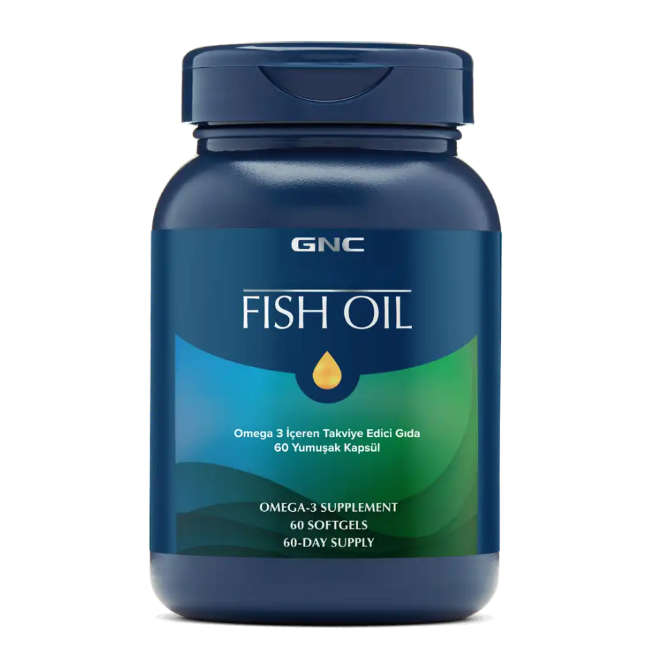 GNC Fish Oil - 60 Yumuşak Kapsül