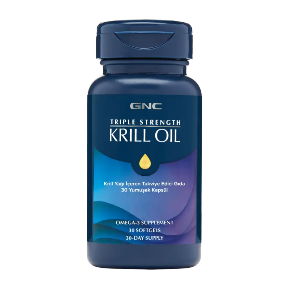 GNC Triple Strenght Krill Oil – 30 Yumuşak Kapsül