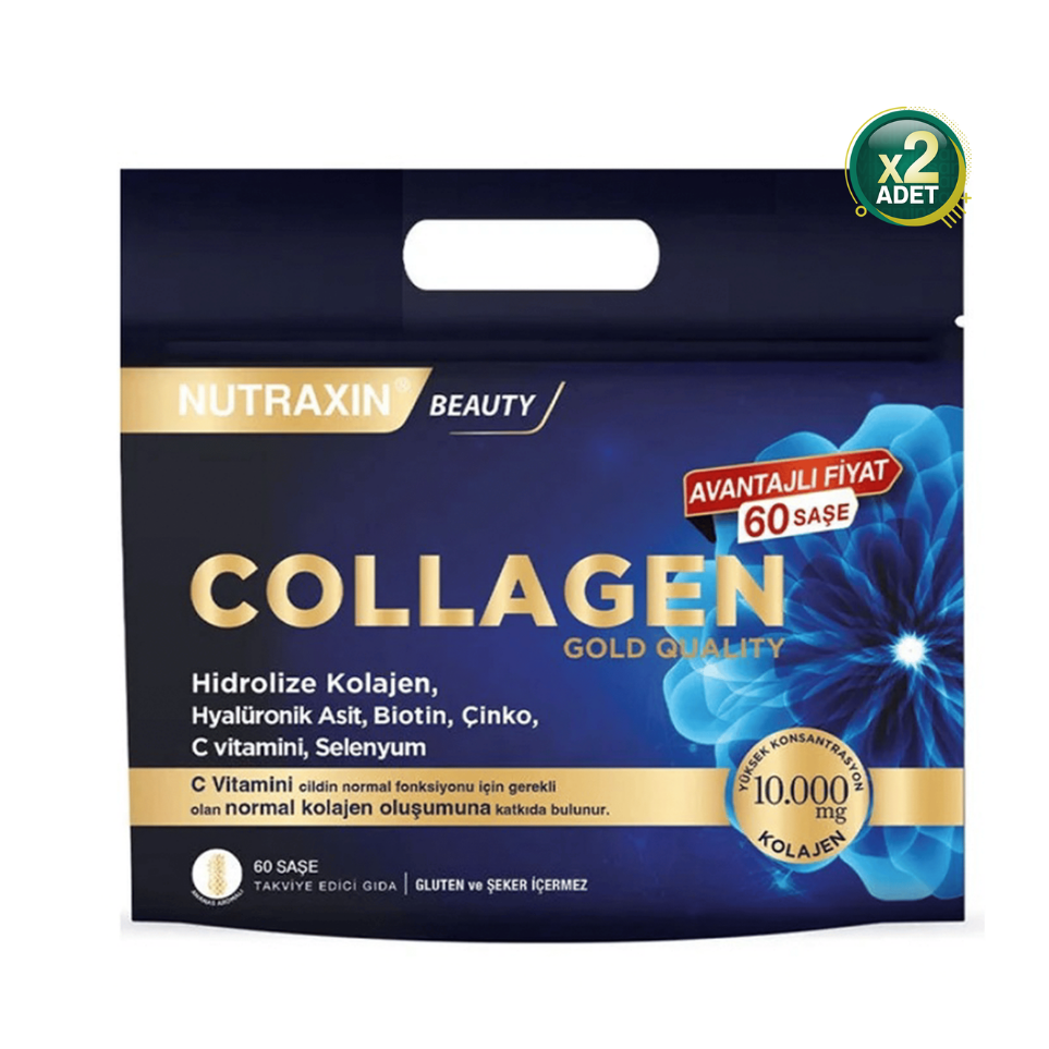 Nutraxin Collagen Gold Quality Hidrolize Kolajen 60 Şase